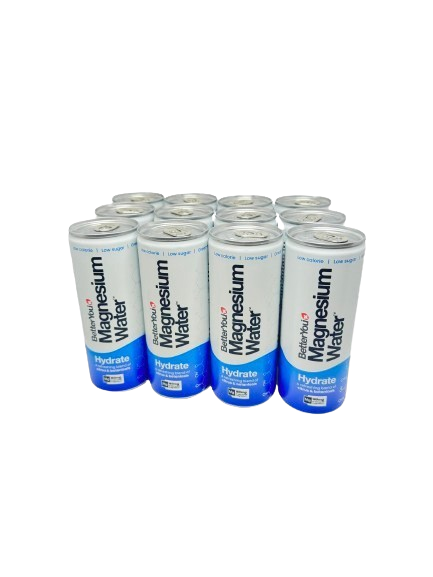 BETTERYOU MAGNESIUM WATER HYDRATE, CITRUS & BOTANICALS - 12 X 250 ML.